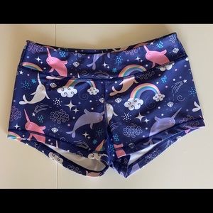 KFT Narwhal + Rainbow Shorts - Medium